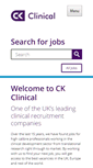 Mobile Screenshot of ckclinical.co.uk